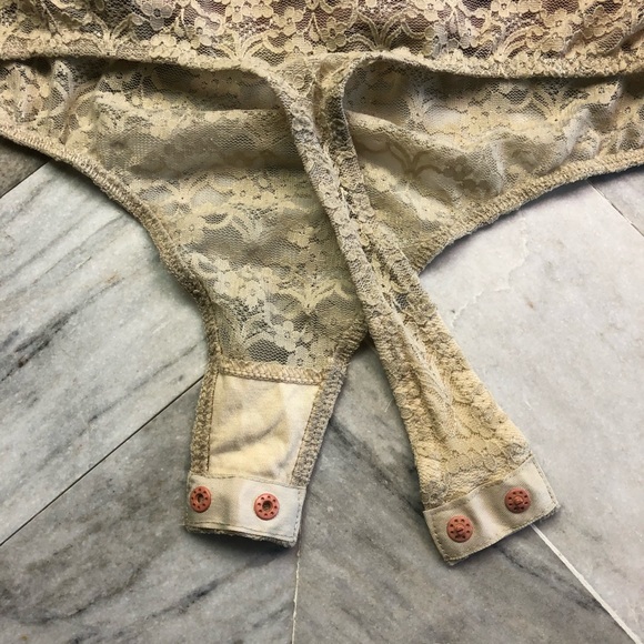 NWT Free People Sydney Bodysuit Lace Tank Medium - Picture 5 of 7